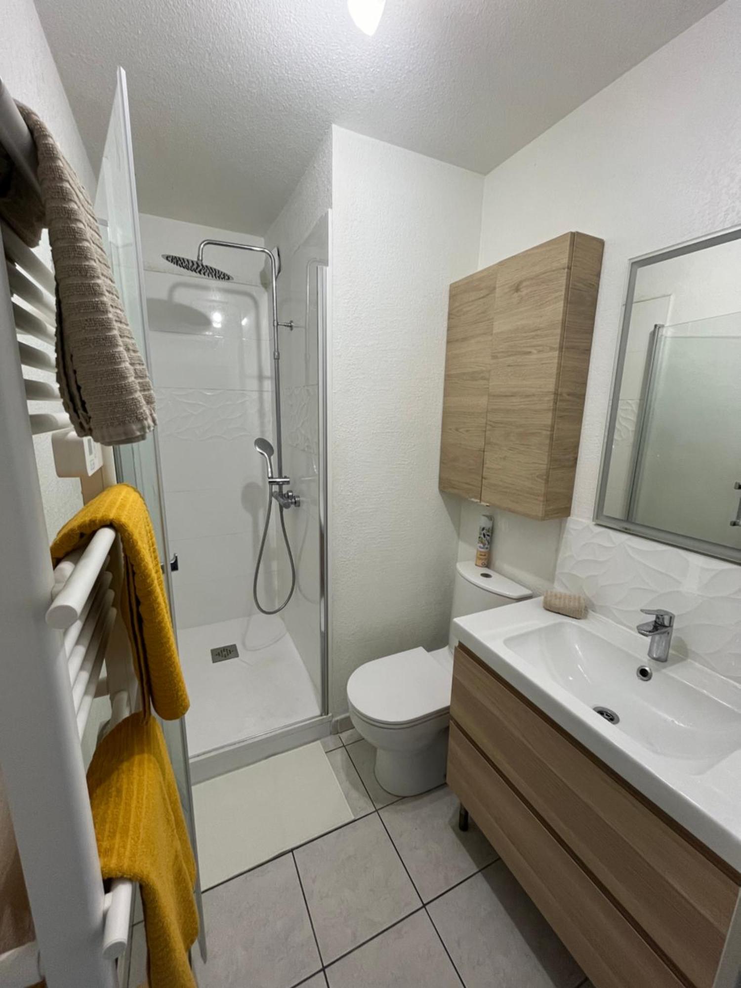 Joli T2/ Tram/ Clim/ Parking/ Wifi/ Piscine Apartment มงต์เปอลิเยร์ ภายนอก รูปภาพ